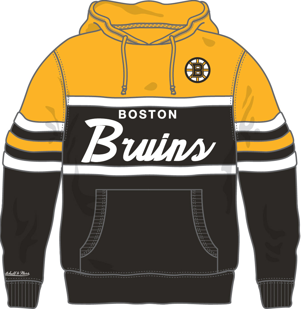 Boston Bruins Mitchell & Ness Head Coach Hoodie