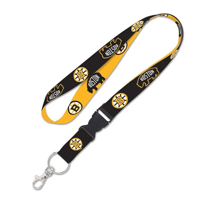 Boston Bruins 1" Lanyard with Detachable Buckle