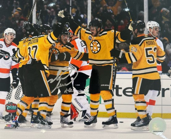 Mark Recchi Winter Classic Game-Tying Goal Boston Bruins Autographed 8" x 10" Hockey Photo - Dynasty Sports & Framing 