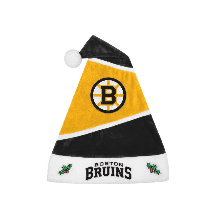 Boston Bruins Embroidered Santa Hat