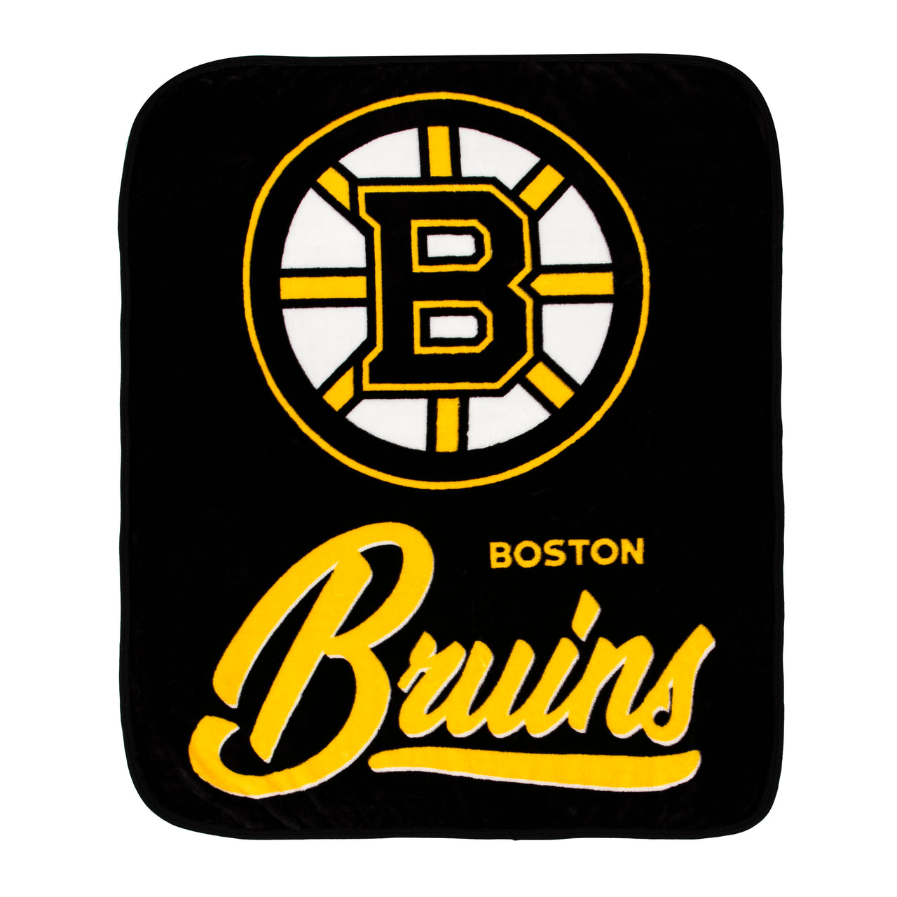 Boston Bruins 50" x 60" Signature Royal Plush Throw Blanket