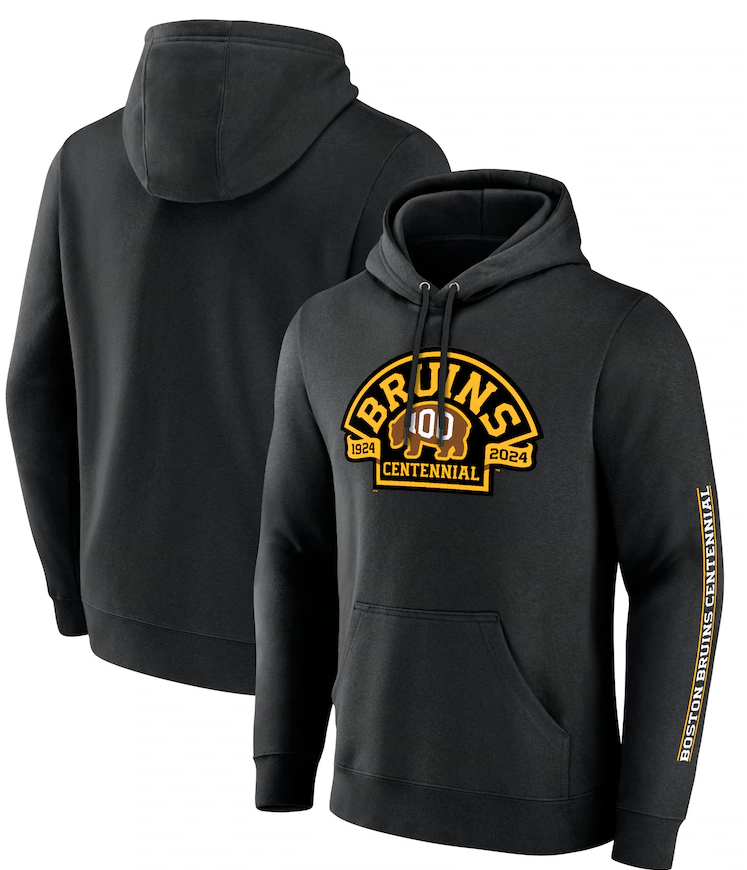 Boston Bruins Centennial Authentic Pro Pullover Hoodie