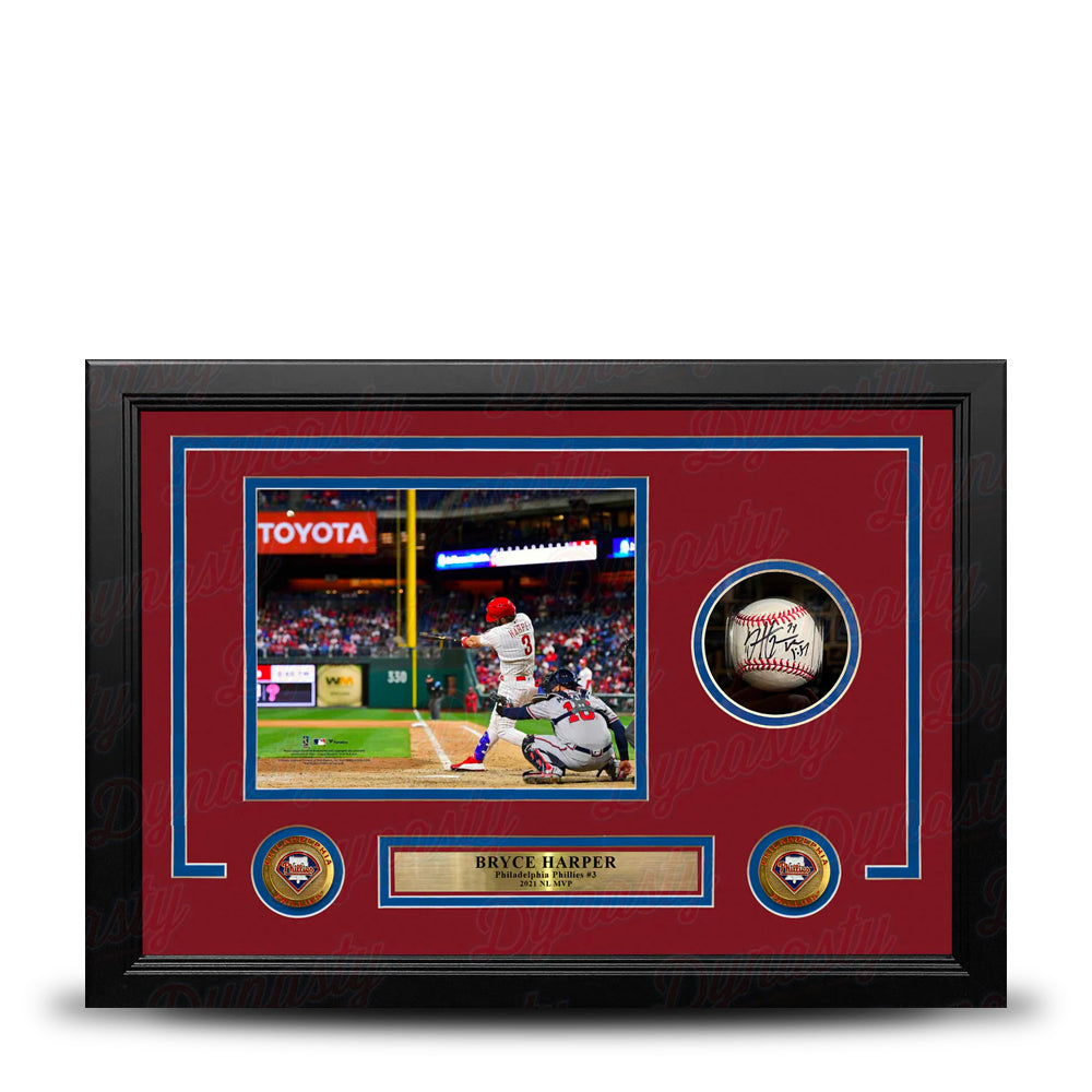 Bryce Harper Philadelphia Phillies Autographed Framed Baseball