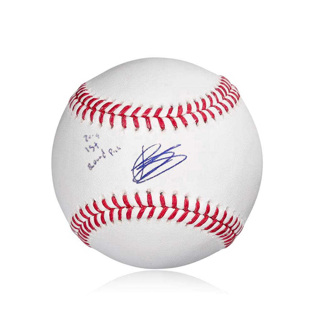 Bryson Stott Philadelphia Phillies Autographed Official MLB Baseball Inscribed 2019 1st Round Pick