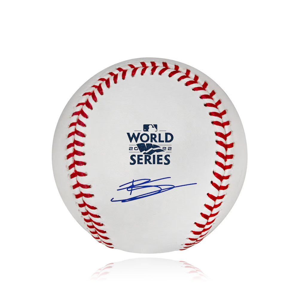 Bryson Stott Philadelphia Phillies Autographed 2022 World Series Official Major League Baseball