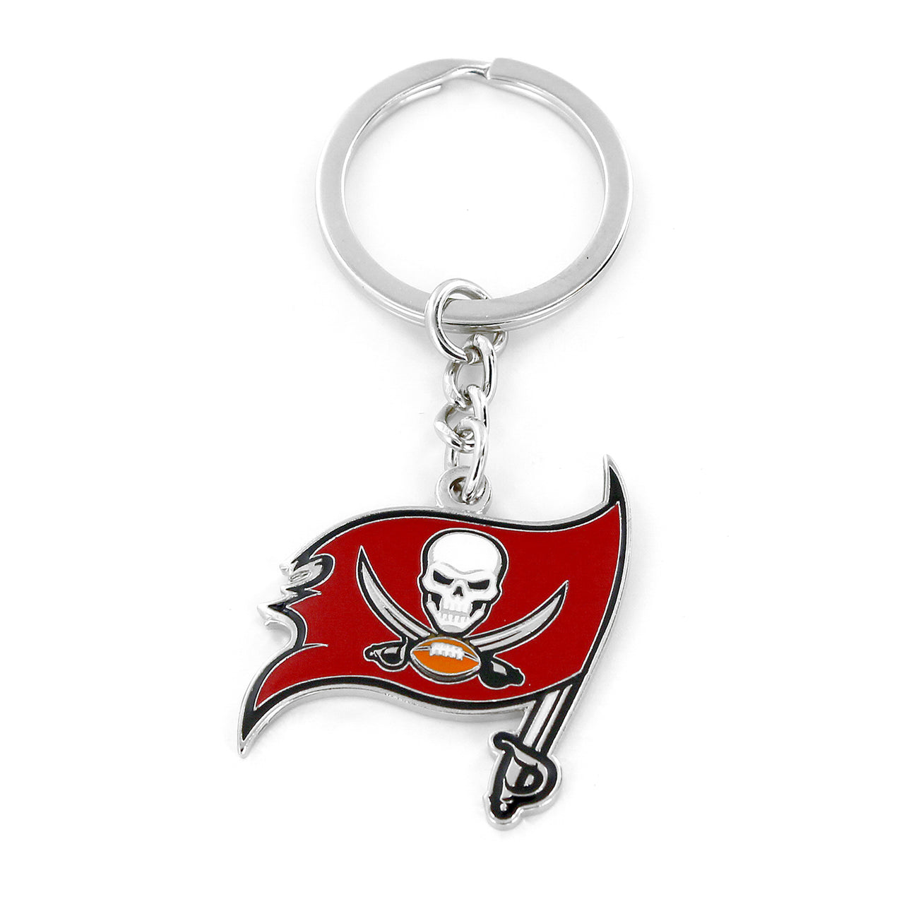 Tampa Bay Buccaneers Metal Logo Keychain