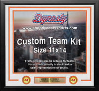 Tampa Bay Buccaneers Throwback Custom NFL Football 11x14 Picture Frame Kit (Multiple Colors)