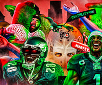 Philly Sports "Art With Energy" Banner