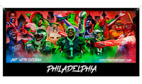 Philly Sports "Art With Energy" Banner
