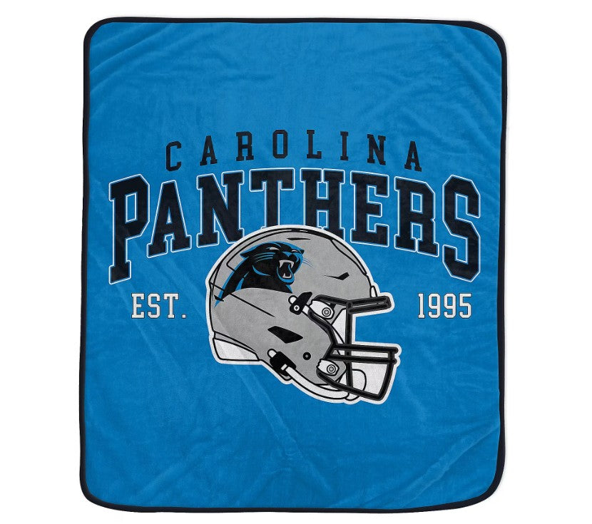 Carolina Panthers 50" x 60" Vintage Arch Block Blanket