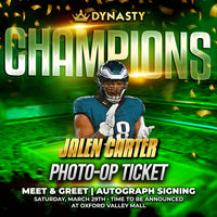 Jalen Carter World Champions Experience Tickets