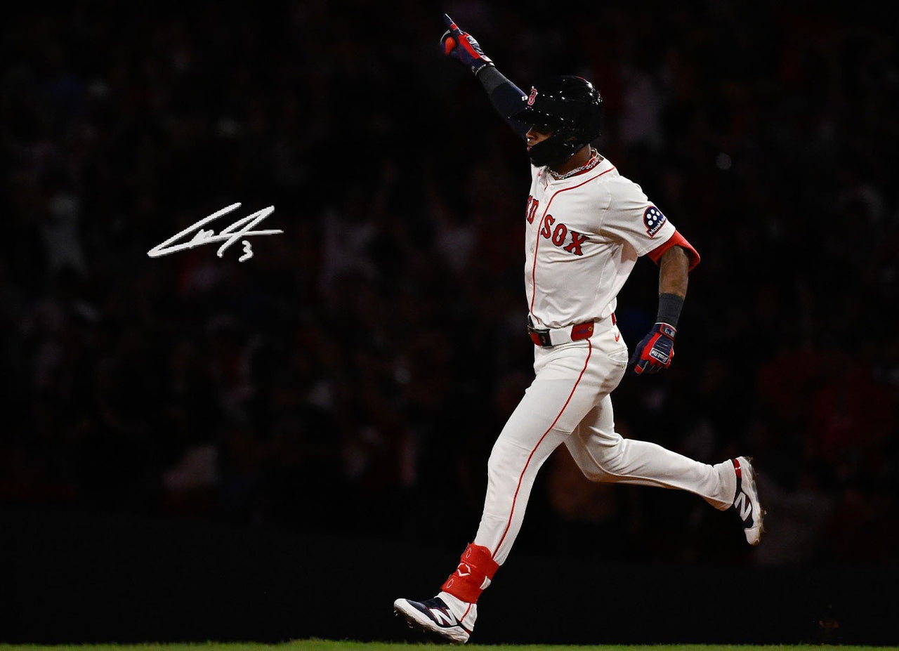 Ceddanne Rafaela Sky Point Boston Red Sox Autographed 16" x 20" Baseball Photo