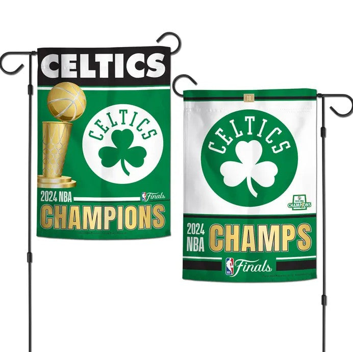 Boston Celtics 2024 NBA Champions 12.5" x 18" Garden Flag