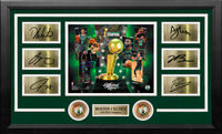 Boston Celtics 2024 NBA Champions 8" x 10" Framed Basketball Collage Photo with Engraved Autographs