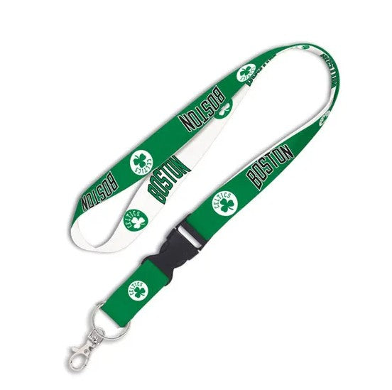Boston Celtics 1" Lanyard with Detachable Buckle