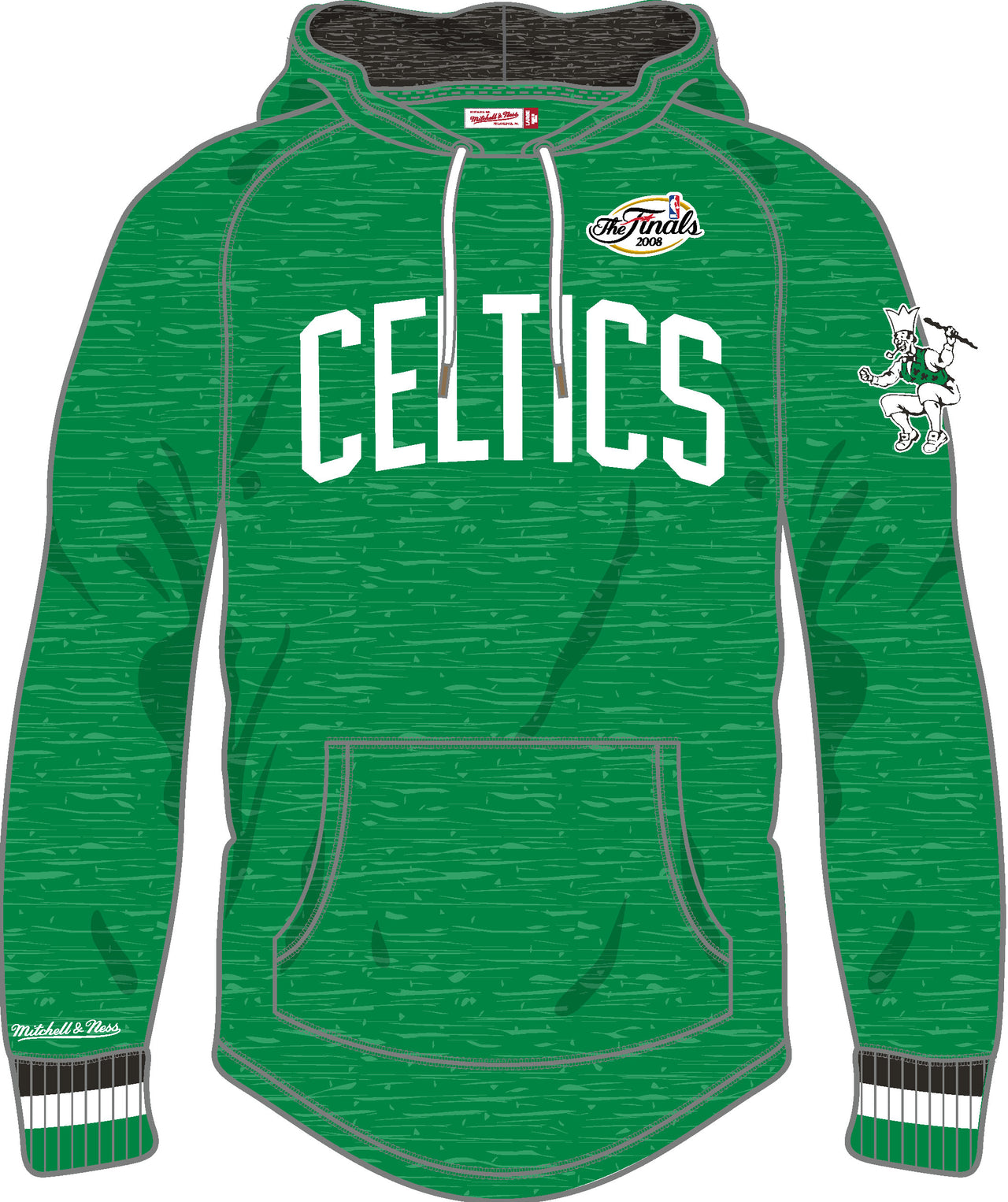 Boston Celtics Mitchell & Ness Legendary Slub Long-Sleeve Hoodie