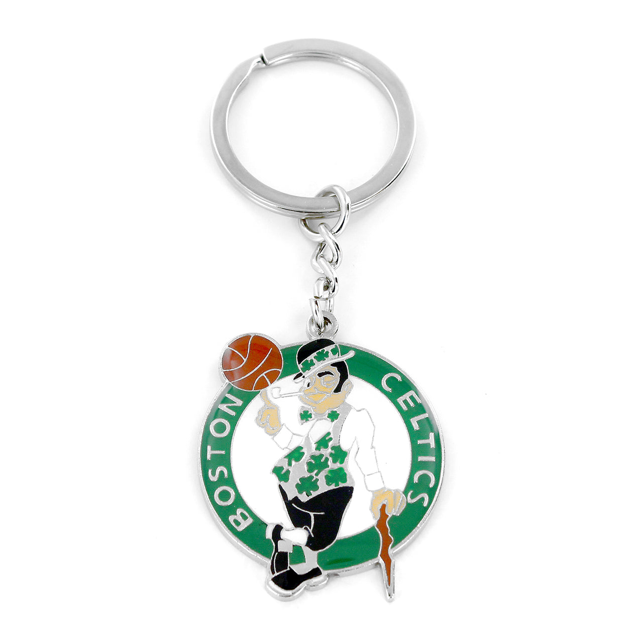 Boston Celtics Metal Logo Keychain