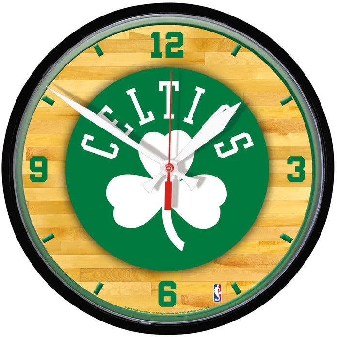 Boston Celtics Round 12.75" Wall Clock