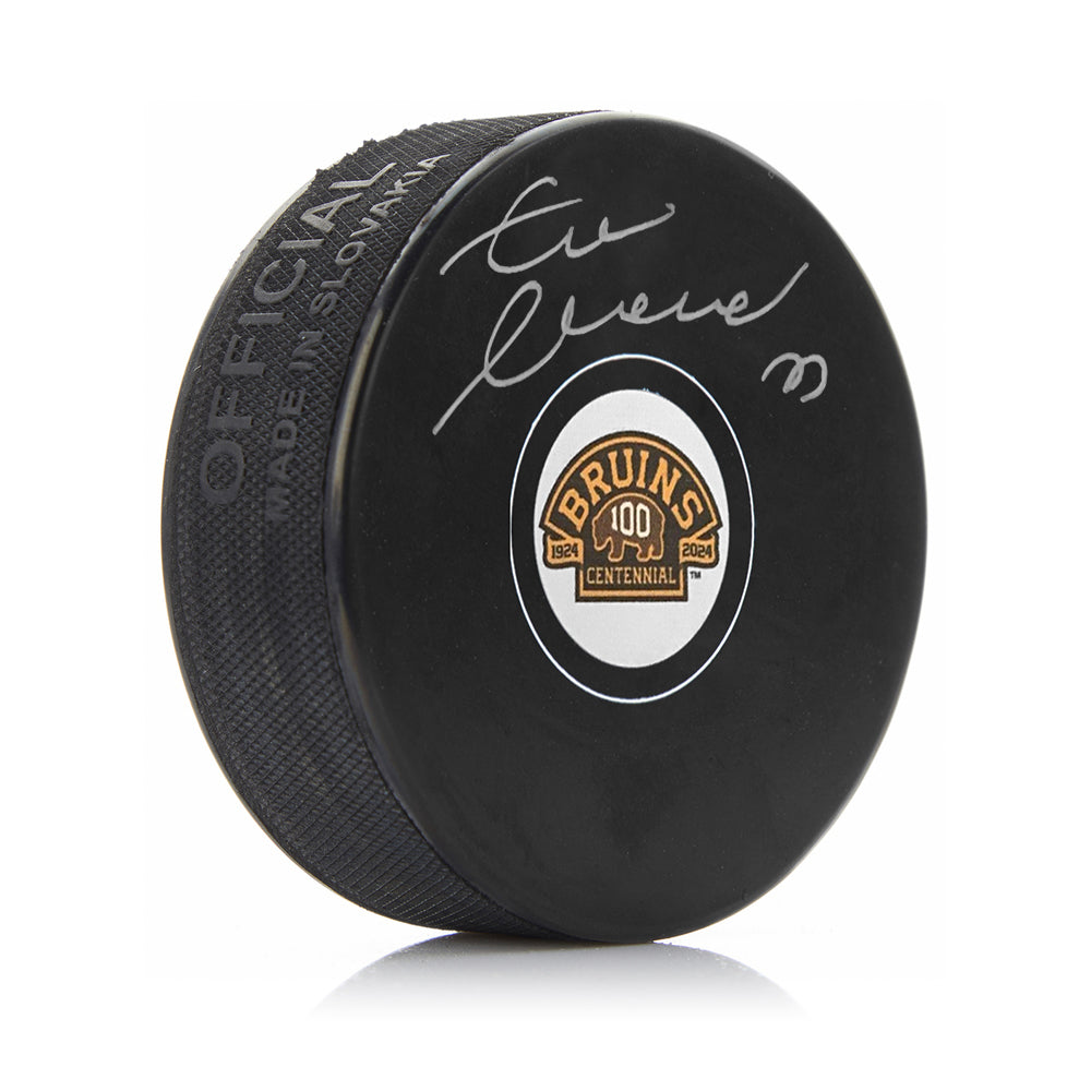 Zdeno Chara Boston Bruins Autographed 100th Anniversary Hockey Puck