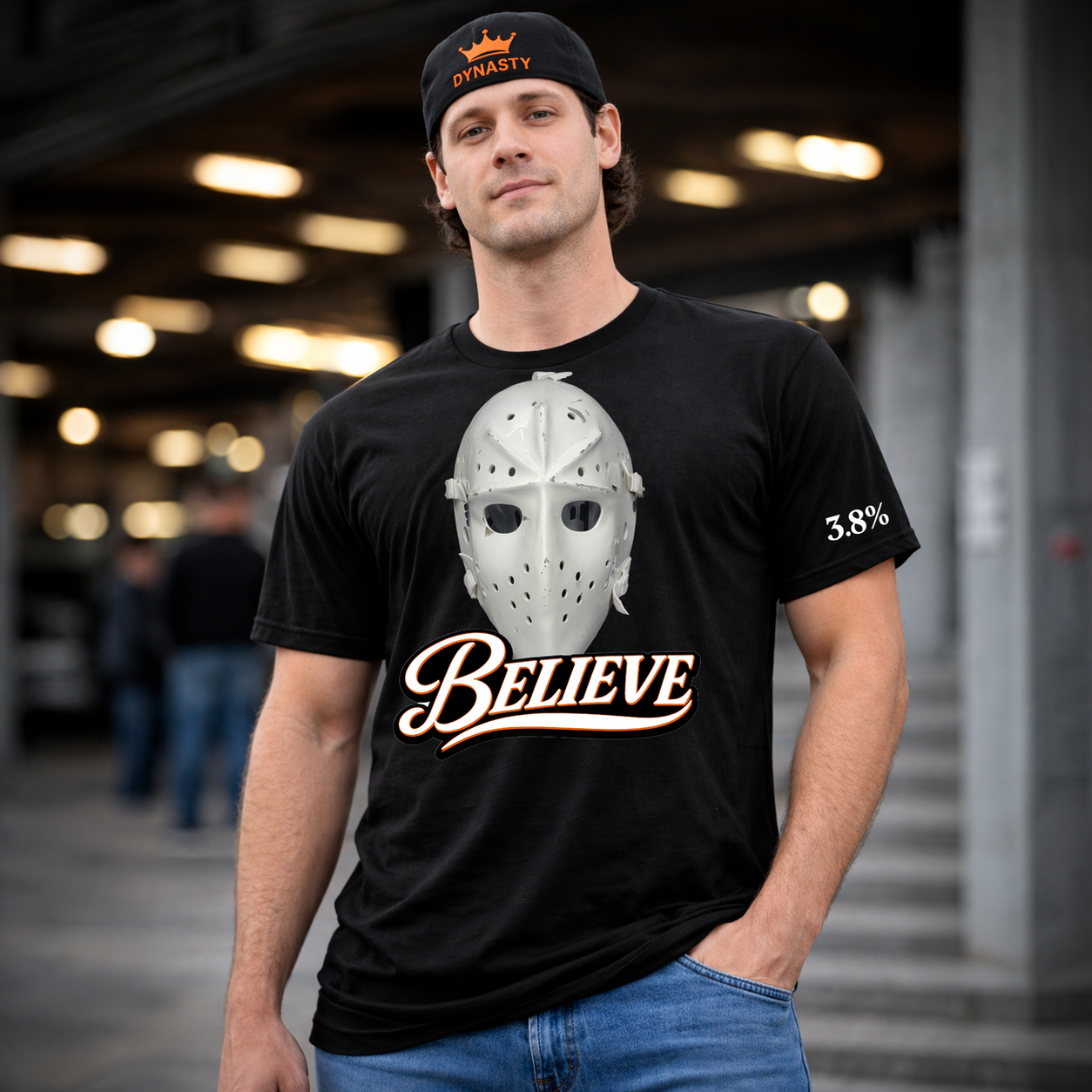 Philadelphia Hockey "Believe" 3.8% Chance Adult T-Shirt