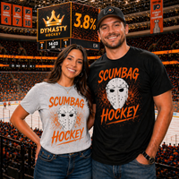 Official Philadelphia "SCUMBAG HOCKEY" Adult Playoff T-Shirt