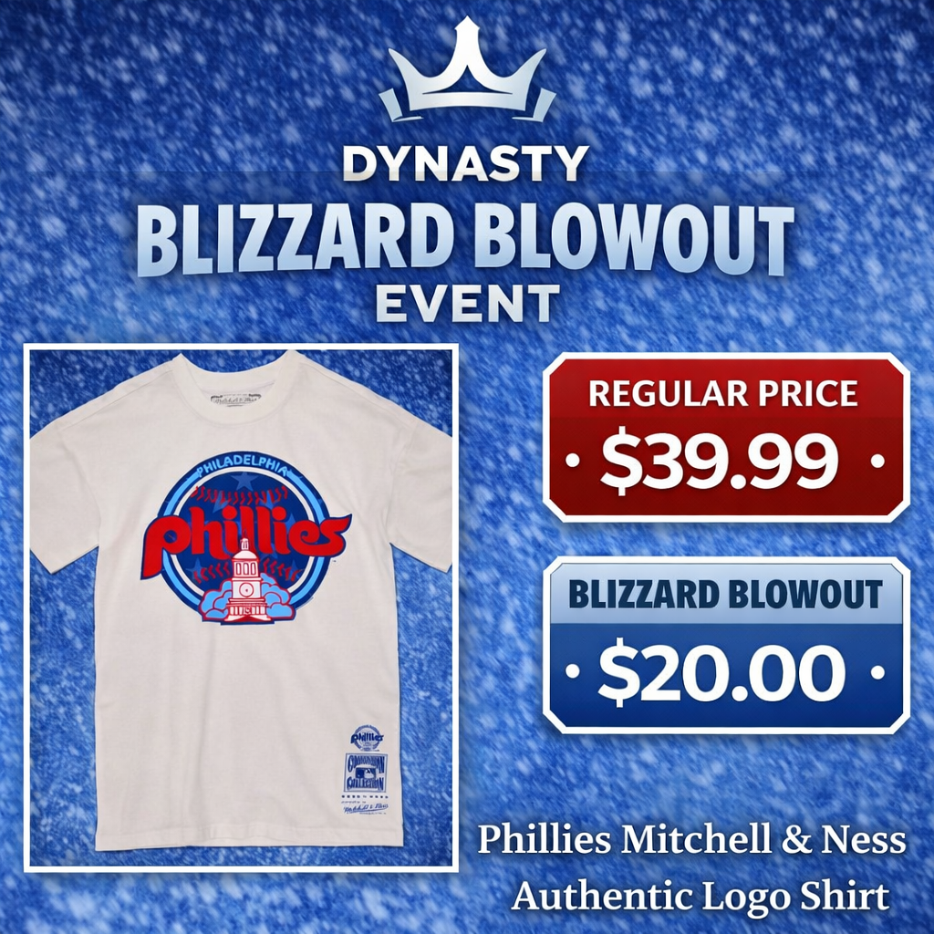 Philadelphia Phillies Freedom Mitchell & Ness Throwback T-Shirt- Cream