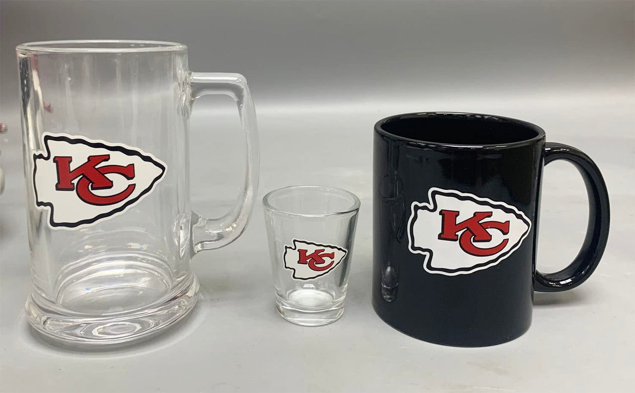 Kansas City Chiefs 3-Piece Glassware Gift Set