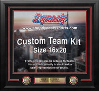 Kansas City Chiefs Custom NFL Football 16x20 Picture Frame Kit (Multiple Colors)