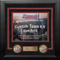 Kansas City Chiefs Custom NFL Football 8x10 Picture Frame Kit (Multiple Colors)