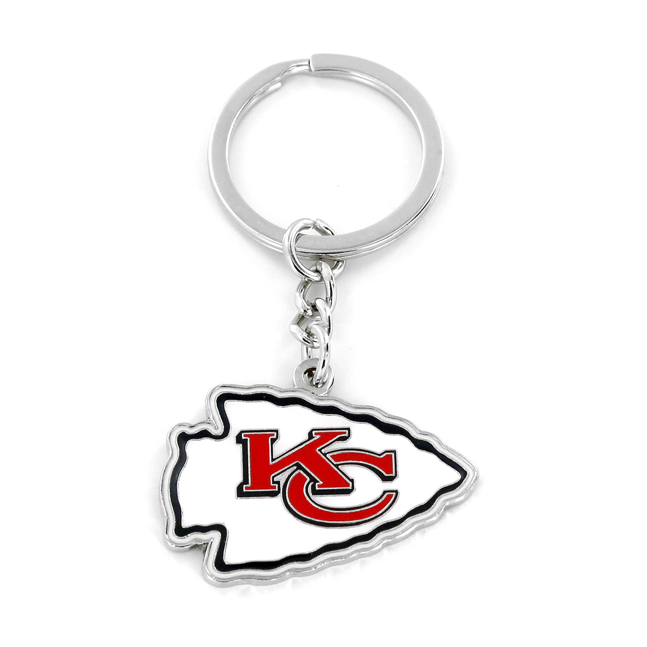 Kansas City Chiefs Metal Logo Keychain