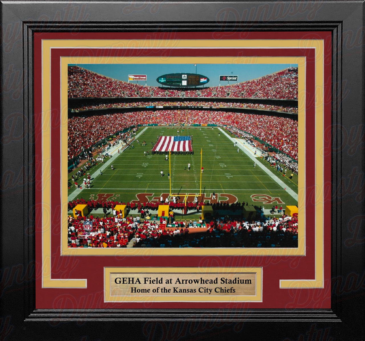 Kansas City Chiefs Day Game at GEHA Field at Arrowhead Stadium 8" x 10" Framed Football Photo