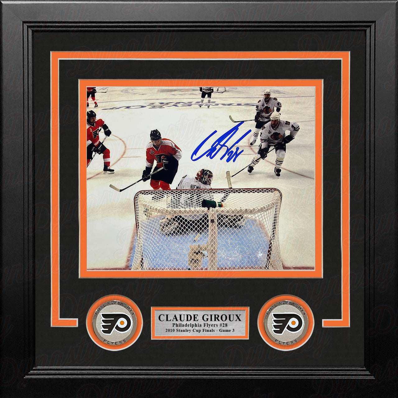 Claude Giroux 2010 Stanley Cup Finals Game 3 Philadelphia Flyers Autographed 8" x 10" Framed Photo