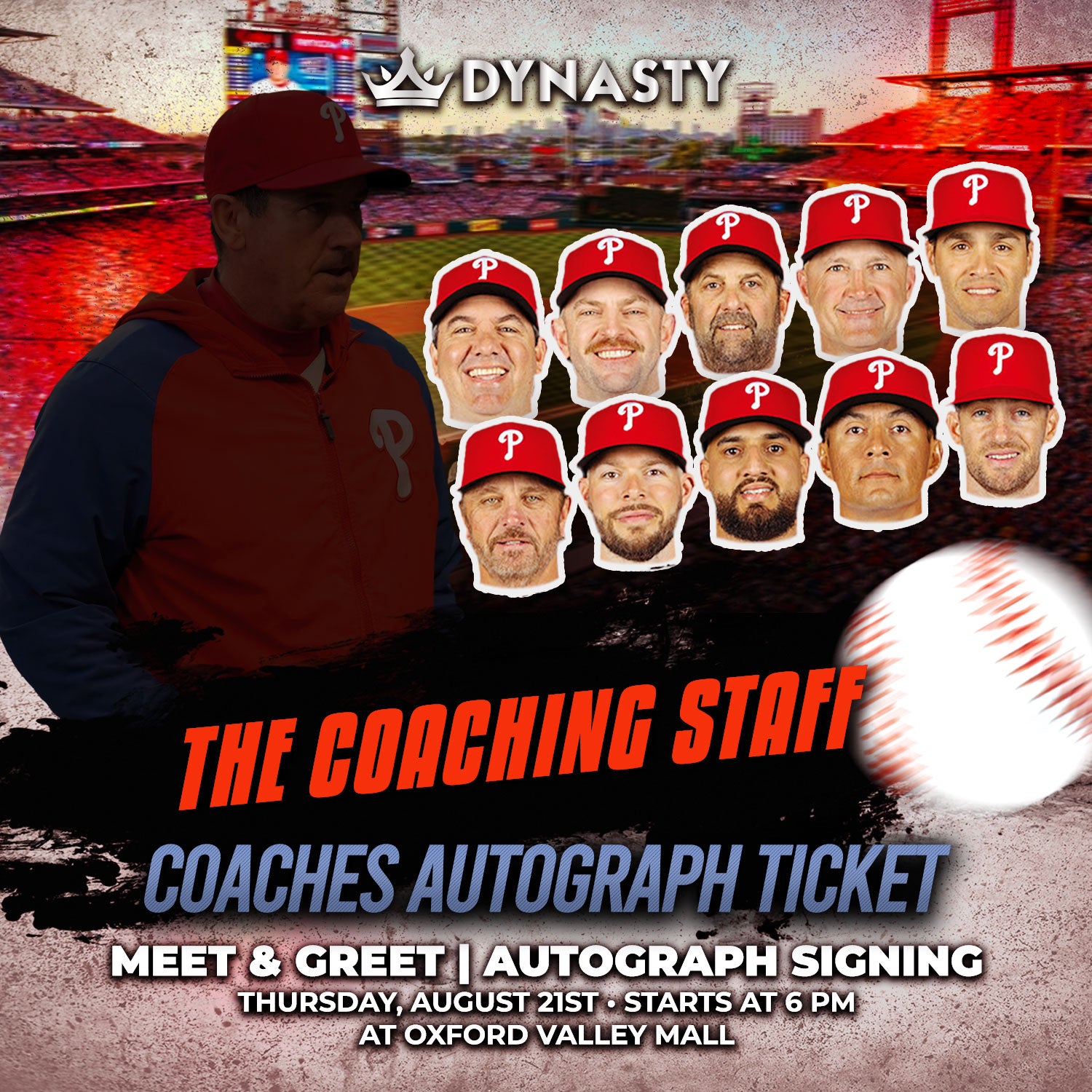 Philadelphia Phillies Meet The Coaches Experience Tickets