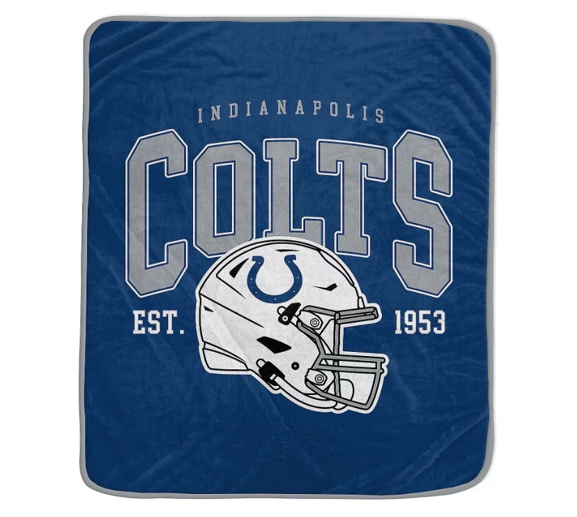 Indianapolis Colts 50" x 60" Vintage Arch Block Blanket