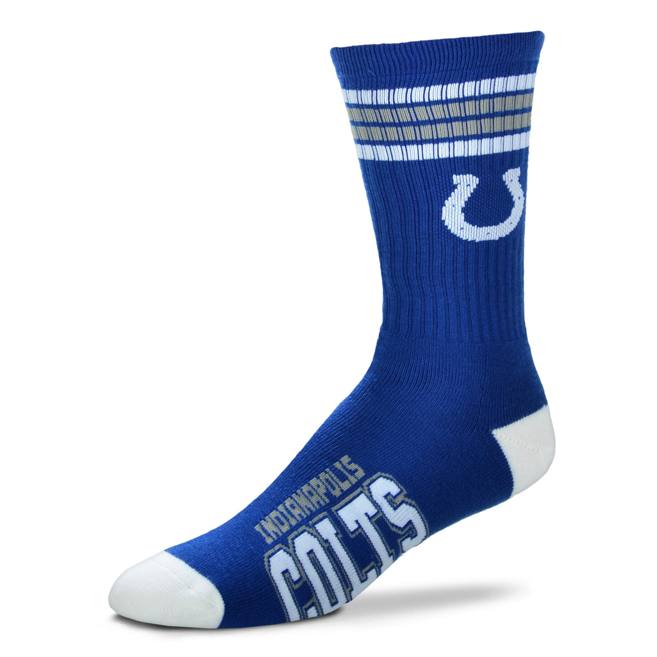 Indianapolis Colts Men's 4 Stripe Deuce Socks