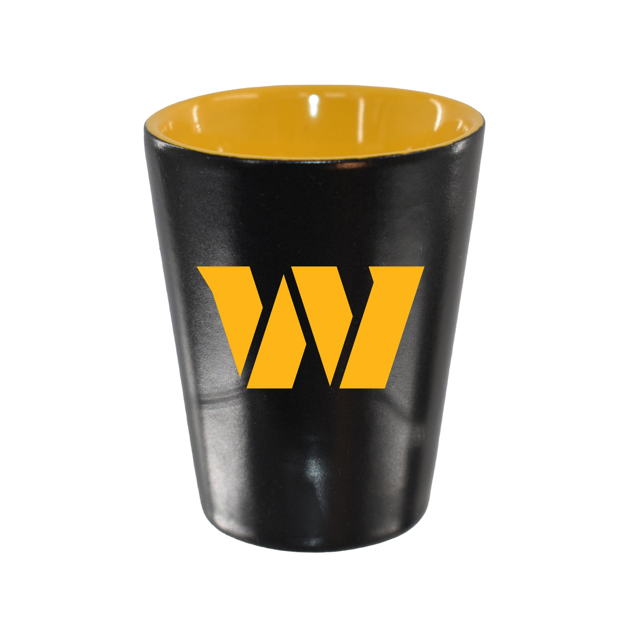 Washington Commanders Matte Black/Inner Color Shot Glass