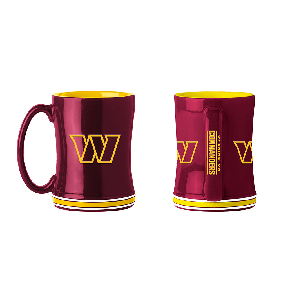 Washington Commanders Logo Relief Coffee Mug