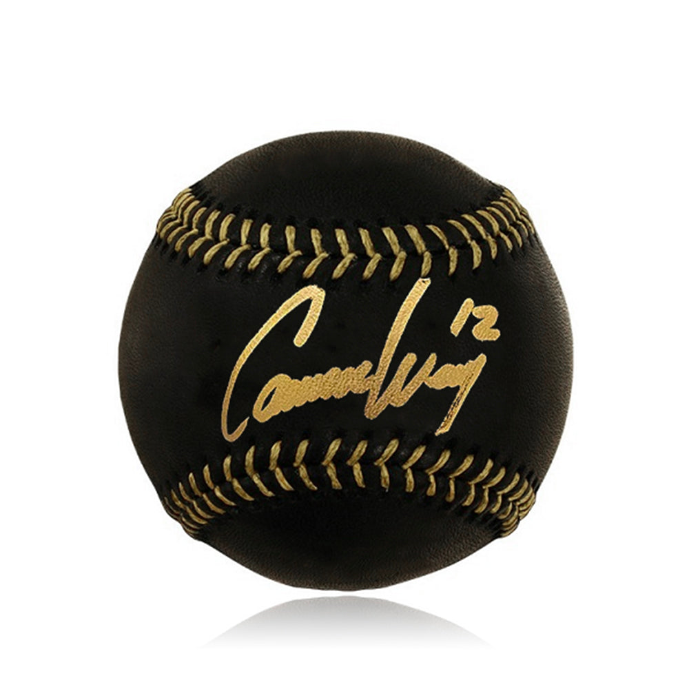 Connor Wong Boston Red Sox Autographed Black Official Major League Baseball
