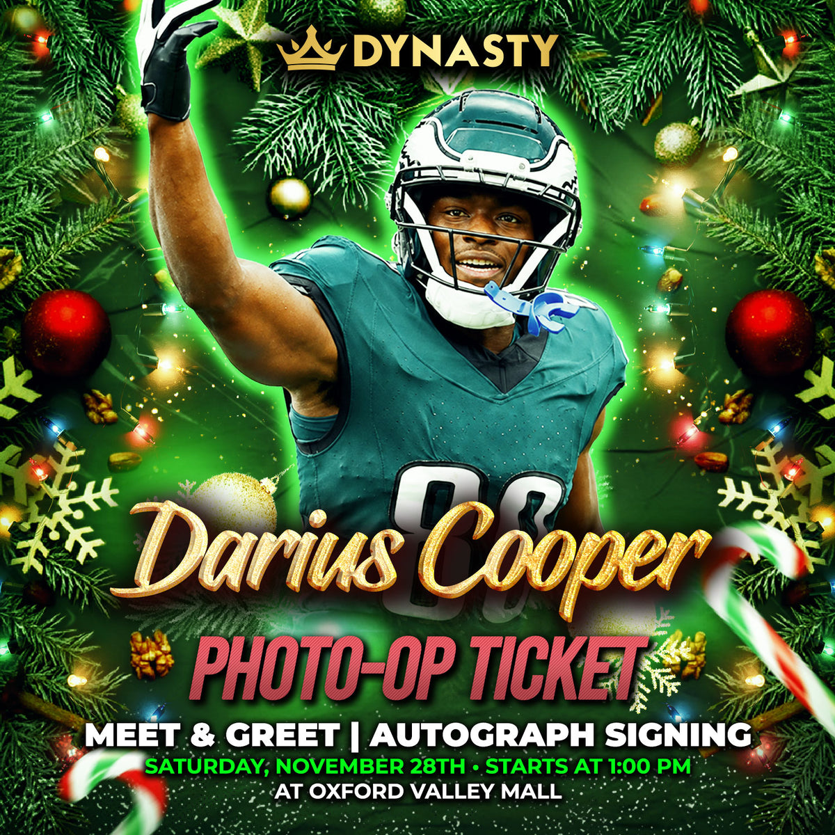 Darius Cooper Holiday Kickoff Experience Tickets