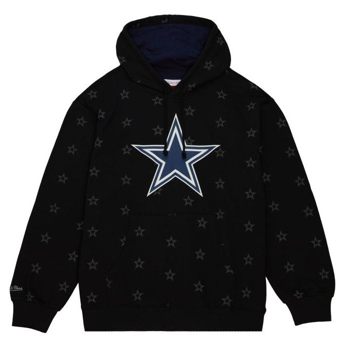 Dallas Cowboys Mitchell & Ness All Over Print Fleece Hoodie
