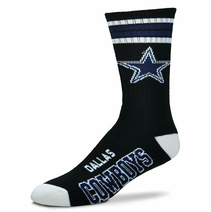 Dallas Cowboys Men's 4 Stripe Alternate Deuce Socks