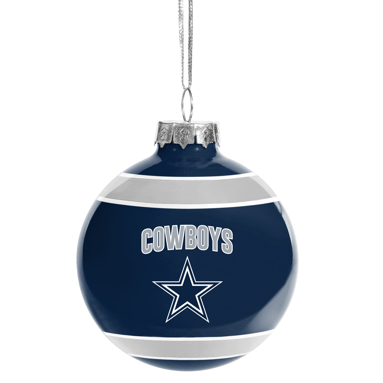 Dallas Cowboys Holiday Ball Ornament