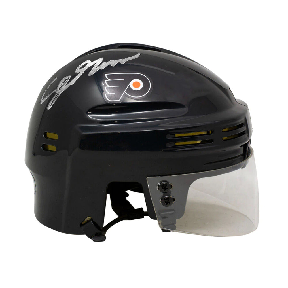 Cutter Gauthier Philadelphia Flyers Autographed NHL Hockey Mini-Helmet - Dynasty Sports & Framing 