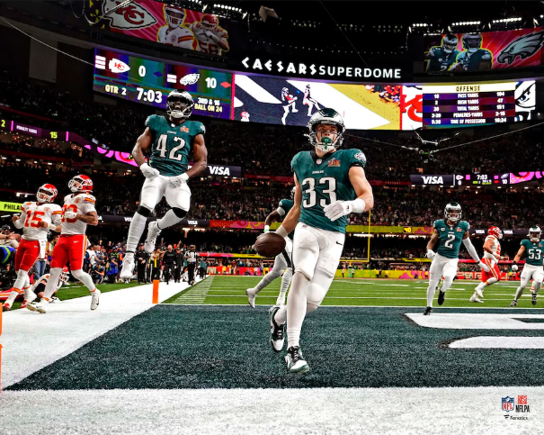 Cooper DeJean Philadelphia Eagles Super Bowl LIX Pick Six 8" x 10" Football Photo