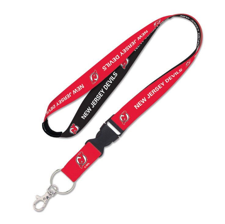 New Jersey Devils 1" Lanyard with Detachable Buckle