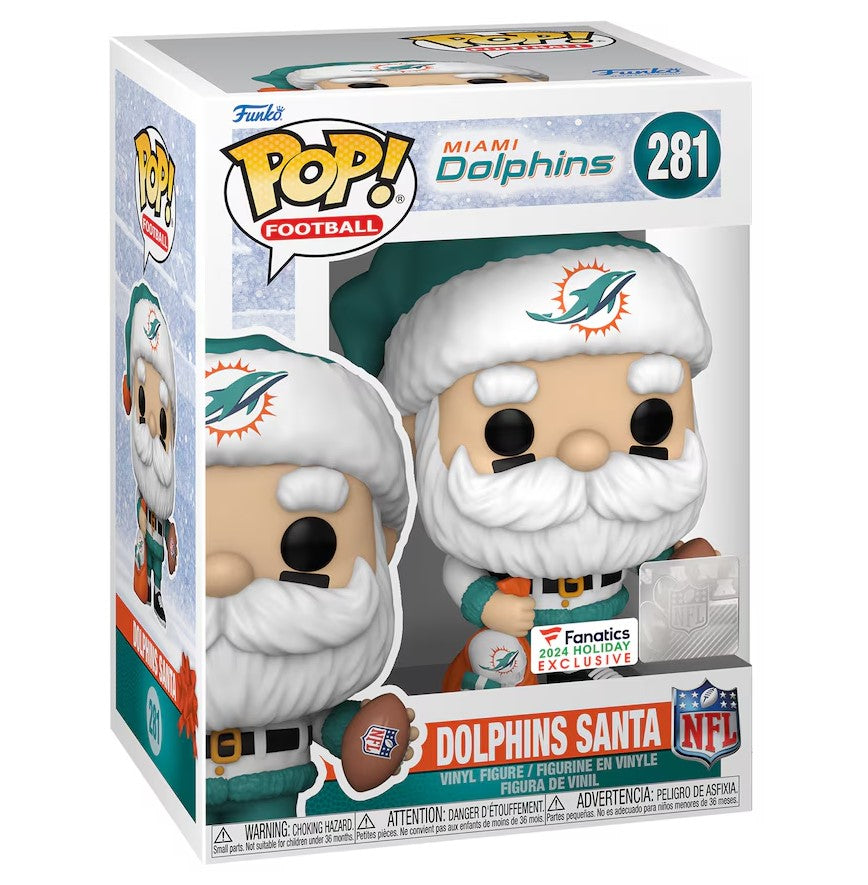 Miami Dolphins Santa Funko Pop! Vinyl Figure