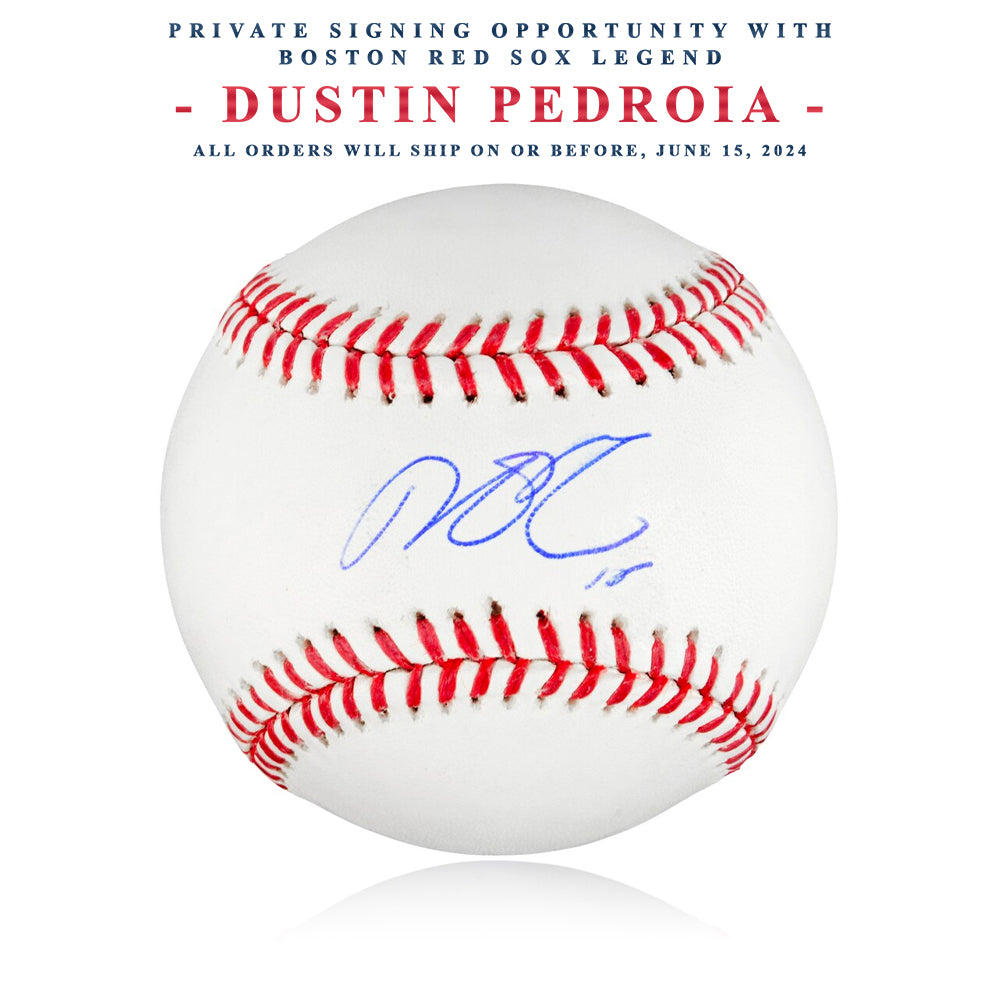 Dustin Pedroia Autographed Official MLB Baseball | Pre-Sale Opportunity