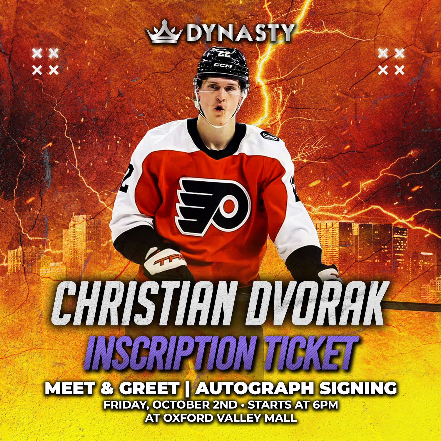 Christian Dvorak Inscription Ticket