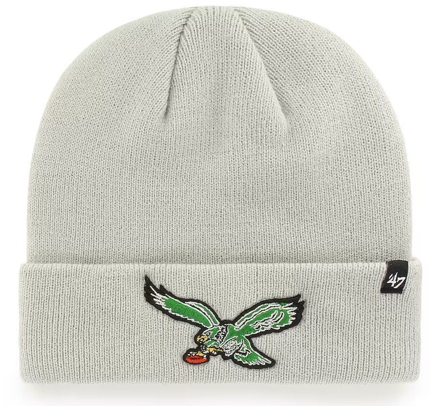 Philadelphia Eagles Throwback '47 Legacy Cuffed Knit Hat - Gray