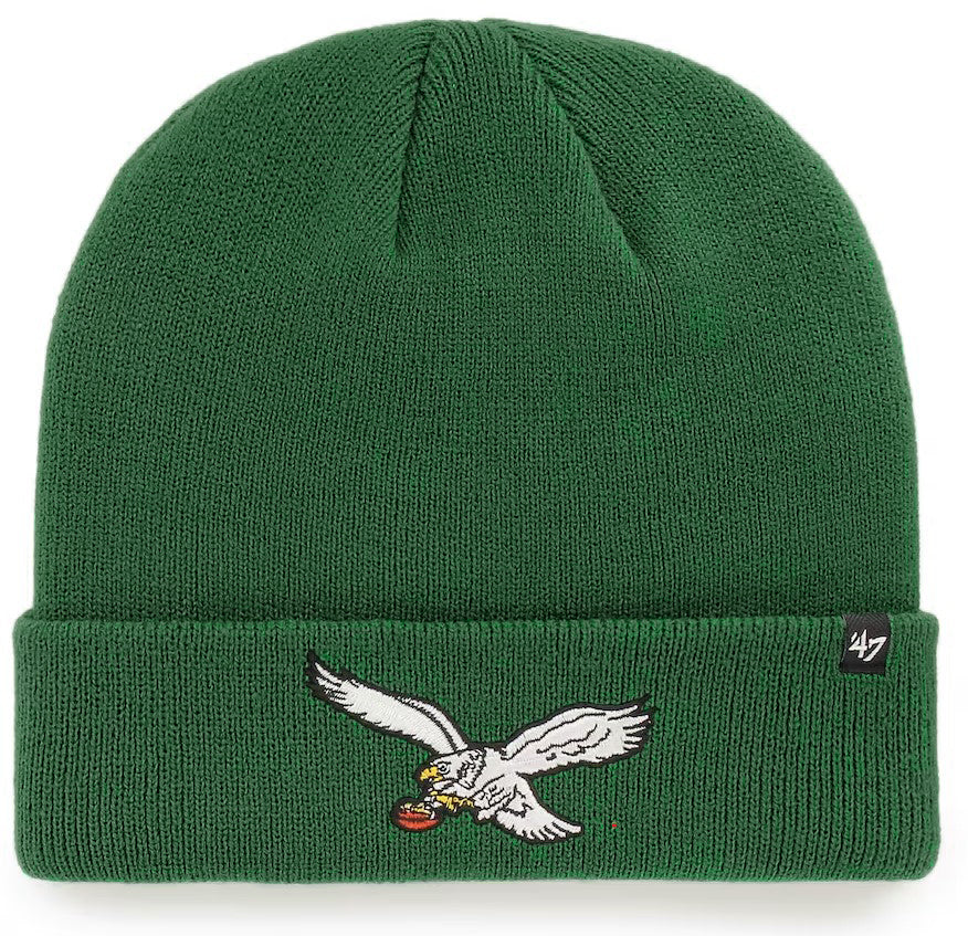 Philadelphia Eagles Throwback '47 Legacy Cuffed Knit Hat - Kelly Green